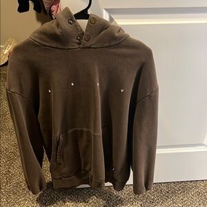 ASRV Brown Hoodie with Classic Pullover Style and Comfortable Fabric